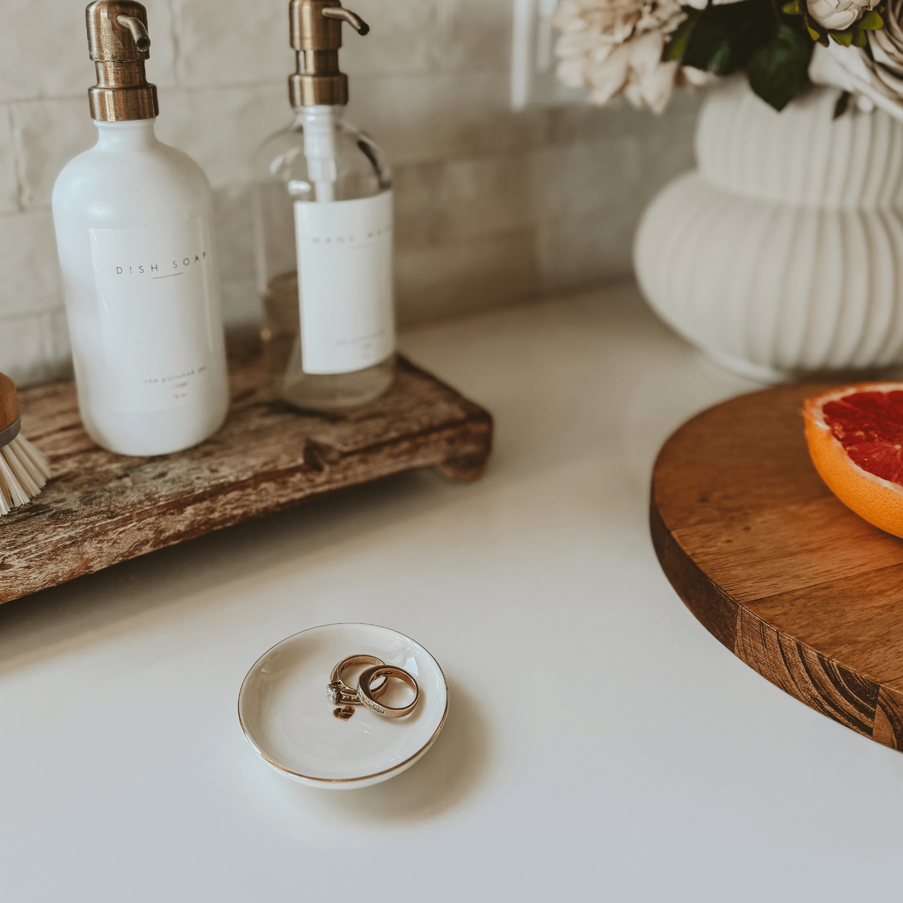 Sweet Water Decor Gold Heart Jewelry Dish