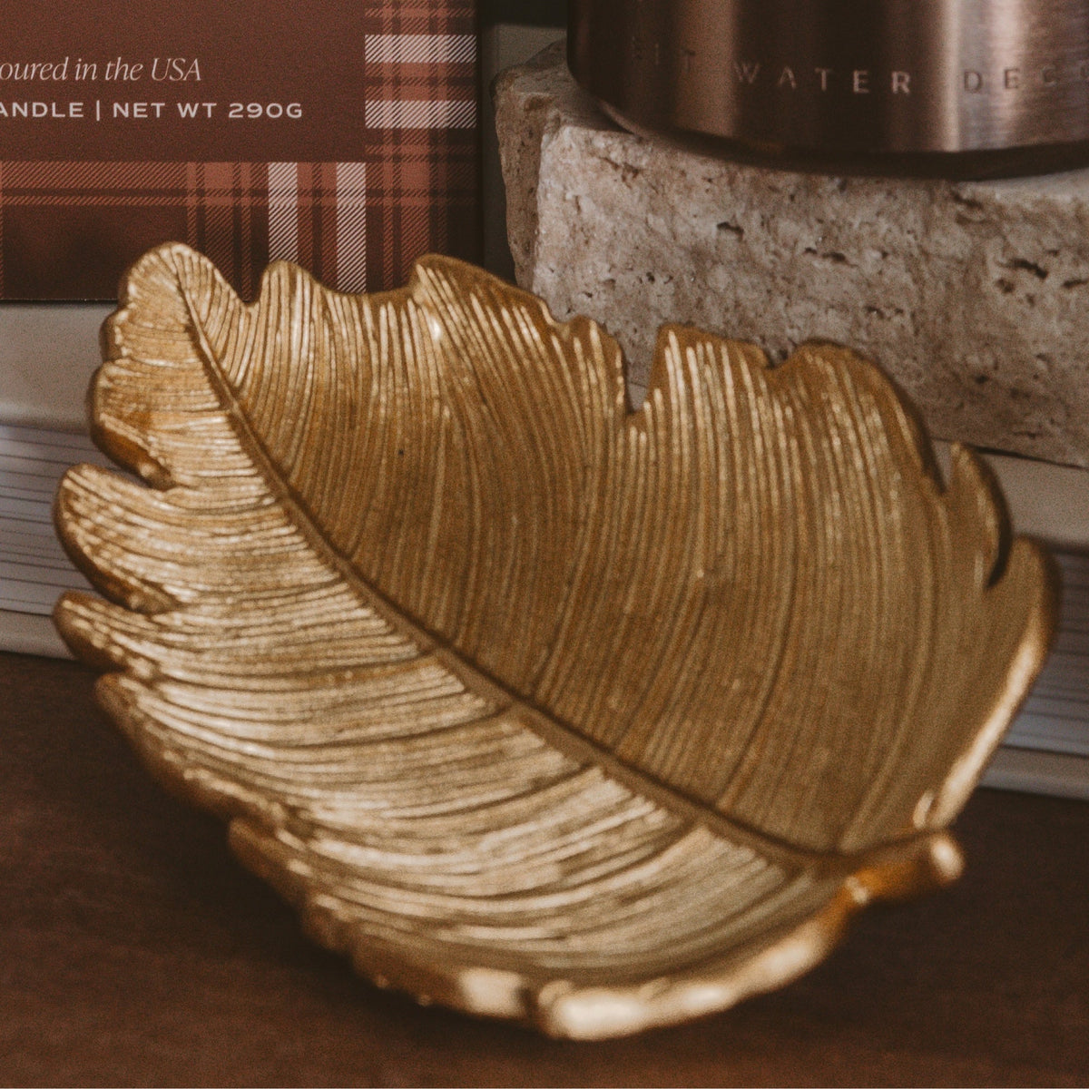Sweet Water Decor Leaf Accessory/Jewelry Dish