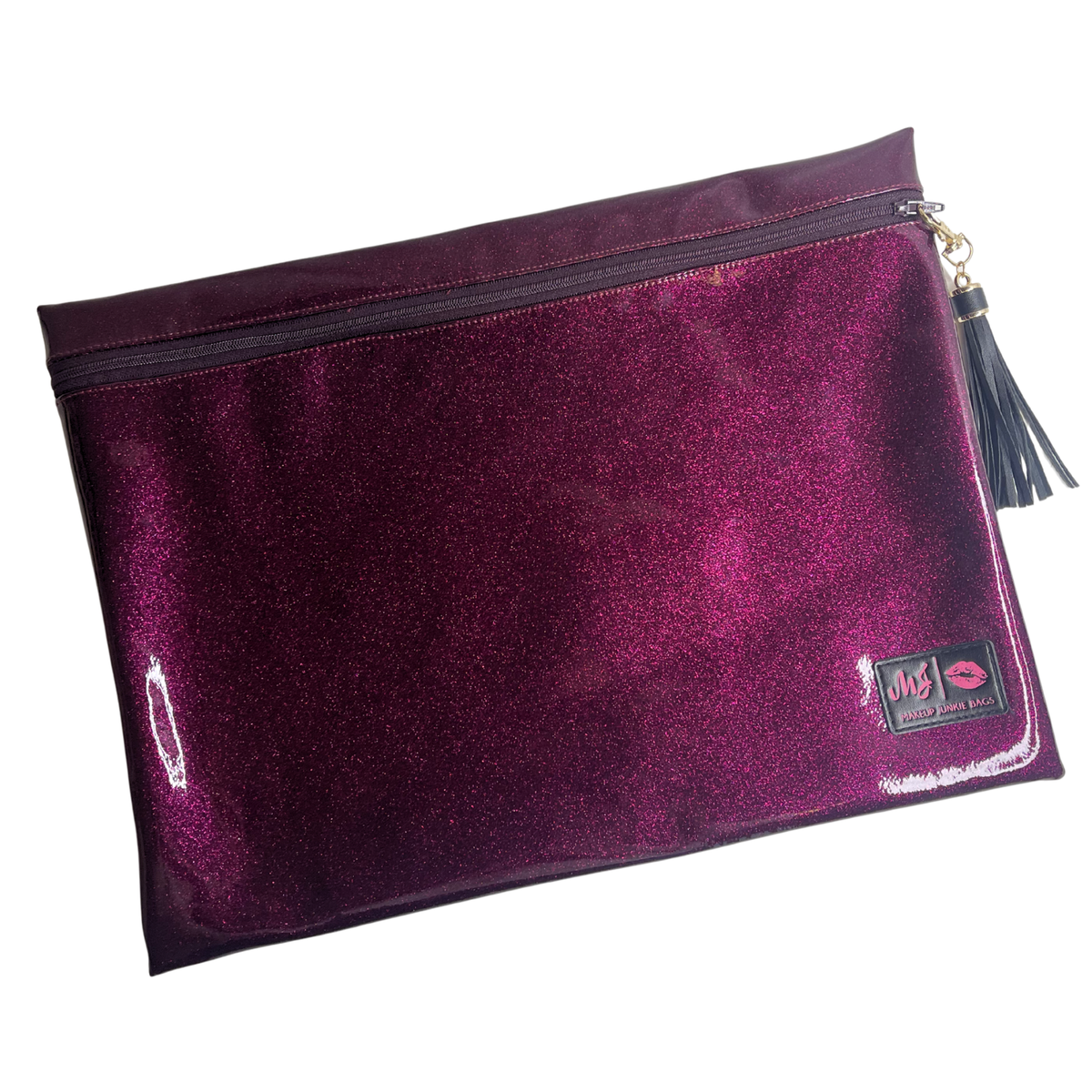 Makeup Junkie Bags Stardust Fuchsia
