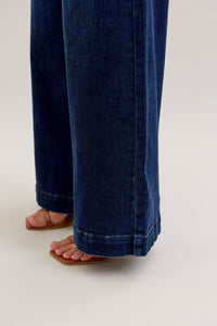 Judy Blue High Rise Trouser Wide Leg Jeans 82678