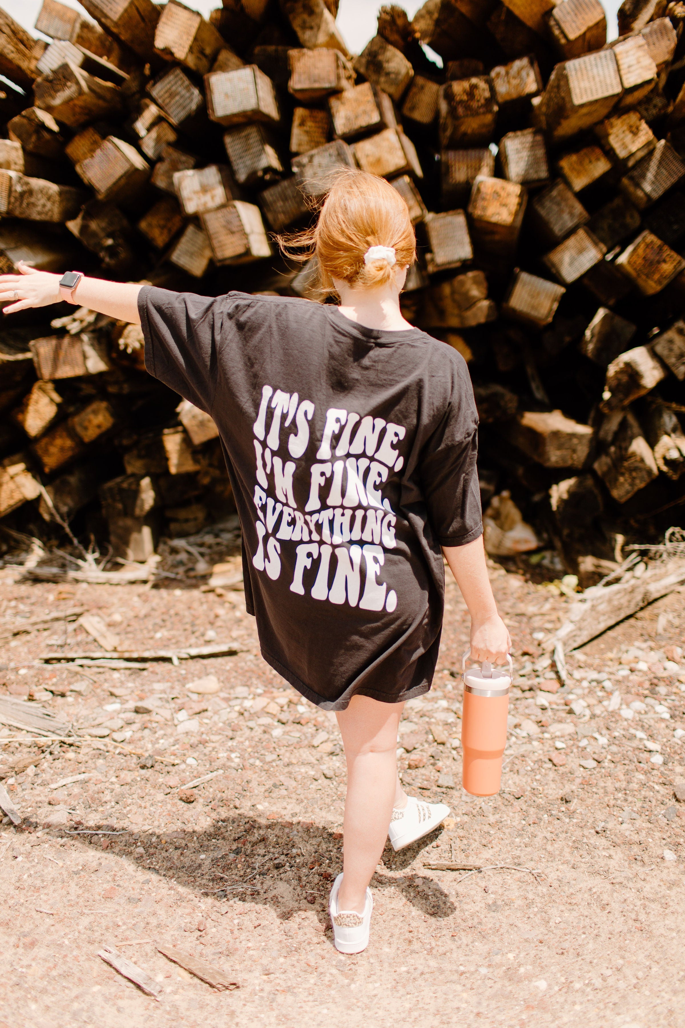 It's Fine, I'm Fine, Everything's Fine Graphic Tee