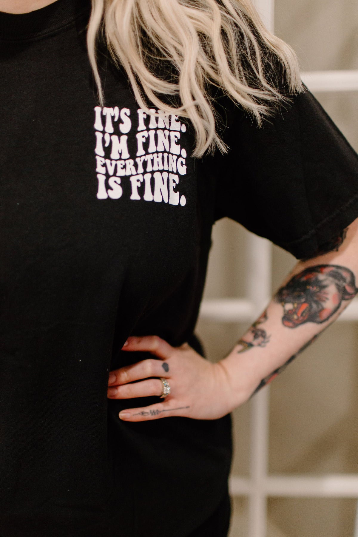 It's Fine, I'm Fine, Everything's Fine Graphic Tee 