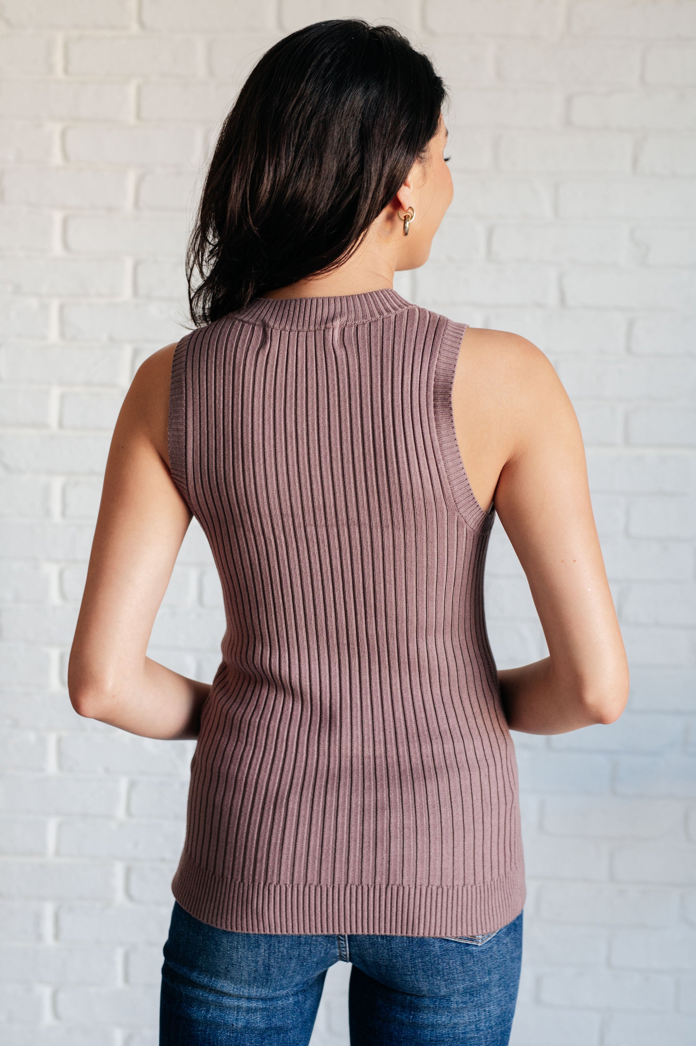 Ribbed Sweater Knit Tank
