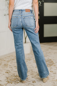 Judy Blue Mid Rise Vintage Wash Bootcut Jeans 82667