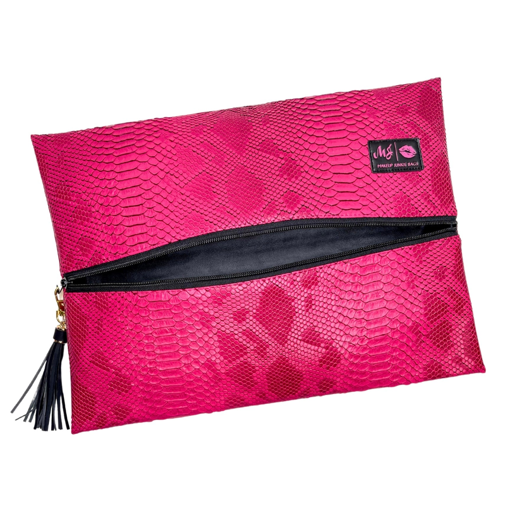 Makeup Junkie Bags Pink Python