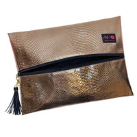Makeup Junkie Rose Gold Python