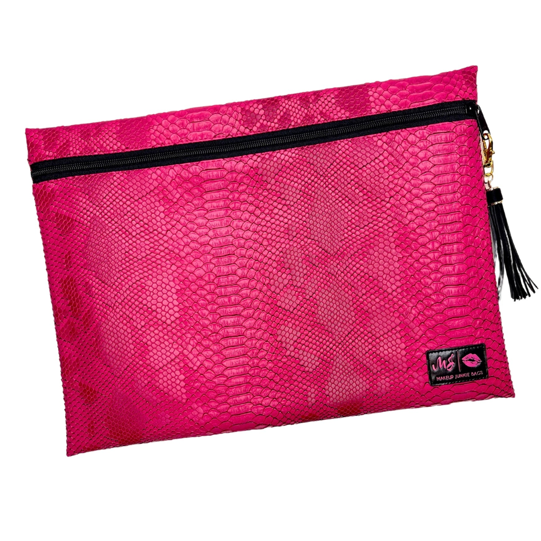 Makeup Junkie Bags Pink Python