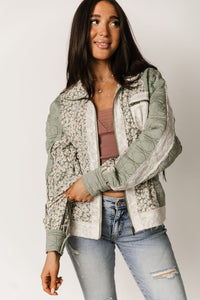 Ampersand Avenue Patch Me Pretty Bomber Jacket