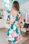 New Bloom Abstract Floral Dress