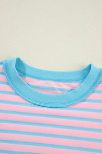 Cotton Candy Drop Shoulder Long Sleeve Top