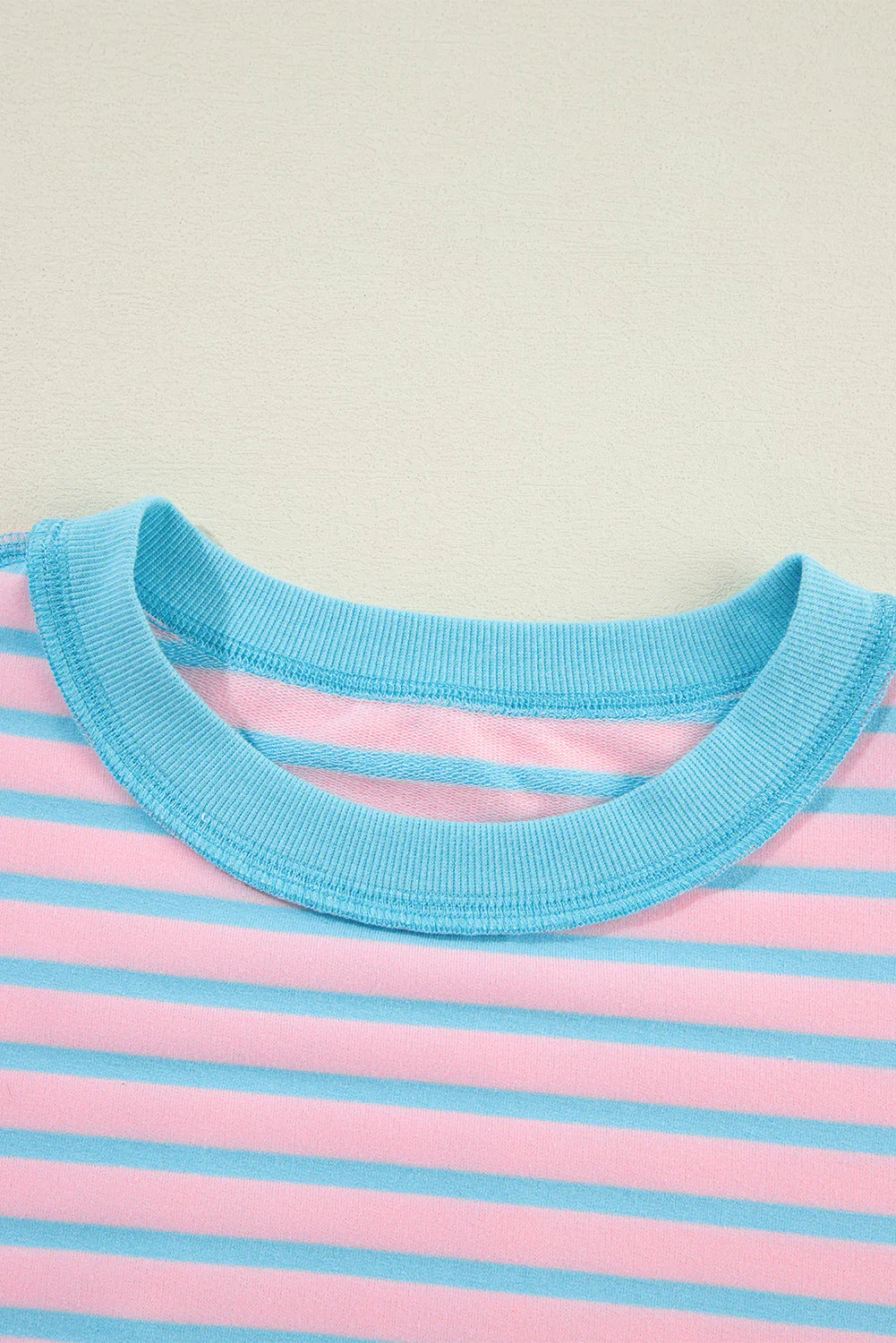 Cotton Candy Drop Shoulder Long Sleeve Top