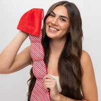Candy Stripe Nodpod Weighted Sleep Mask