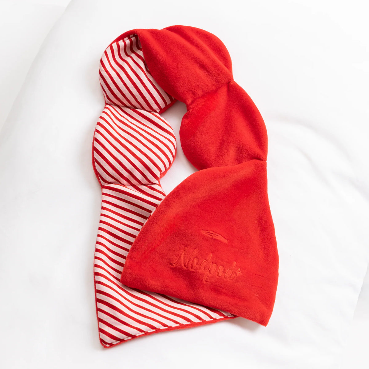 Candy Stripe Nodpod Weighted Sleep Mask