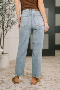 Judy Blue High Rise Ankle Straight Jeans 82713