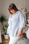 No Doubts Soft Washed Cotton Gauze Button Down Shirt