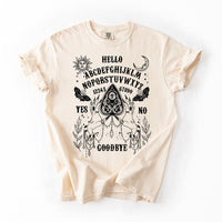 Ouija Board Comfort Colors Graphic T-Shirt Ivory