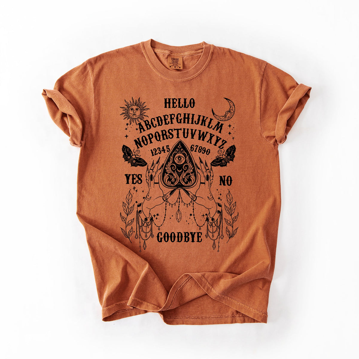 Ouija Board Comfort Colors Graphic T-Shirt Orange