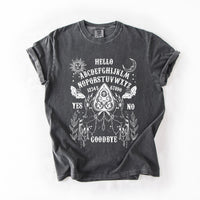 Ouija Board Comfort Colors Graphic T-Shirt Gray