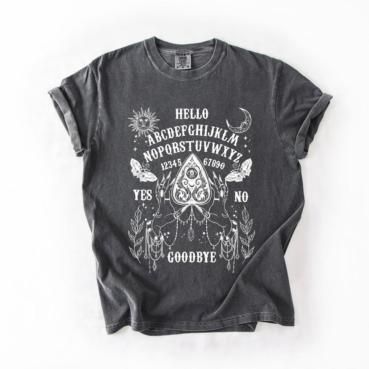 Ouija Board Comfort Colors Graphic T-Shirt Gray