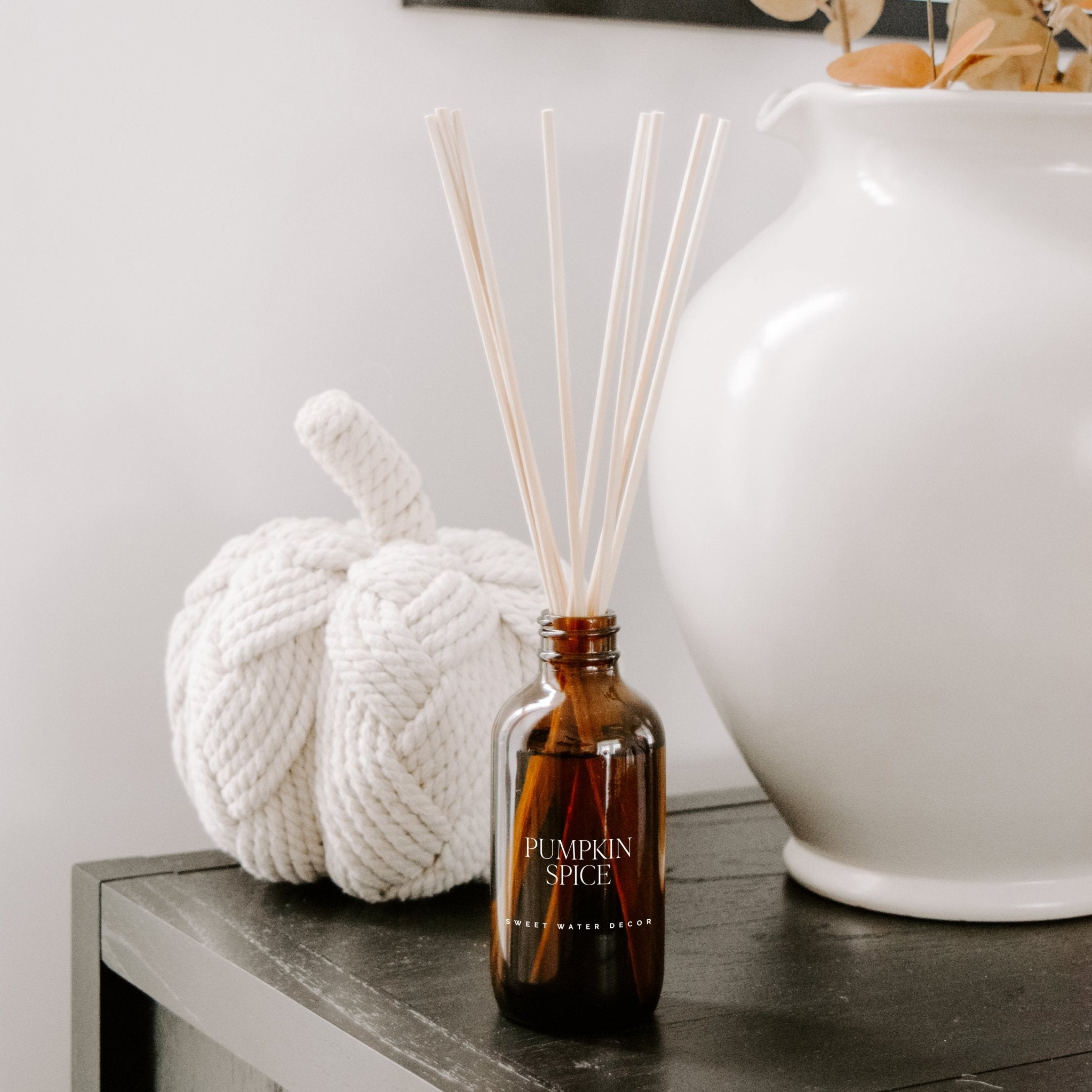 Sweet Water Decor Pumpkin Spice Amber Reed Diffuser