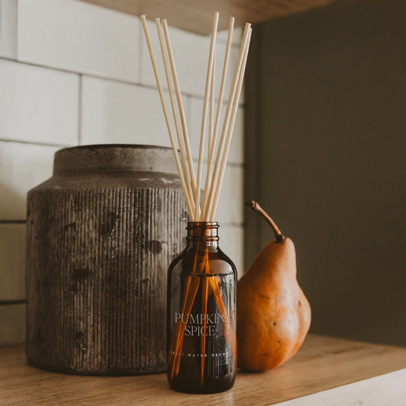 Sweet Water Decor Pumpkin Spice Amber Reed Diffuser