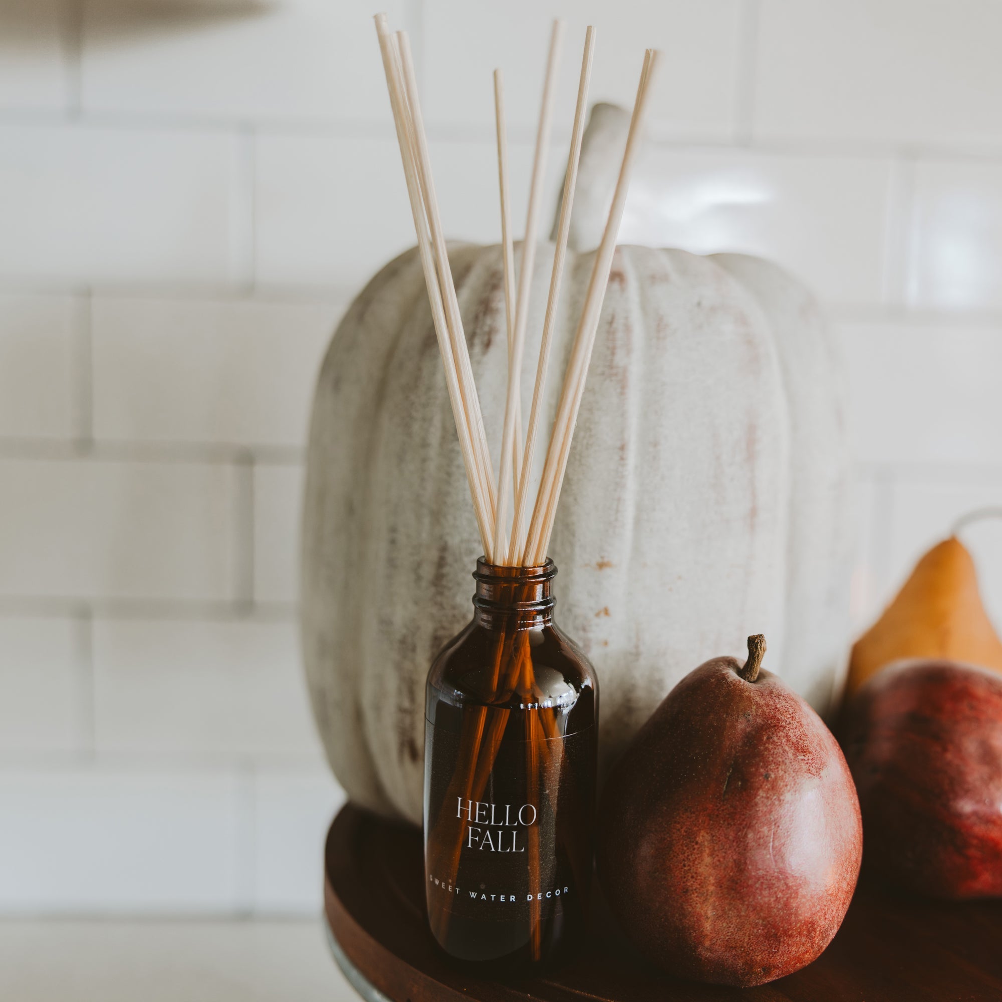 Sweet Water Decor Hello Fall Amber Reed Diffuser