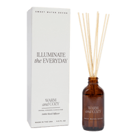 Sweet Water Decor Warm and Cozy Amber Reed Diffuser