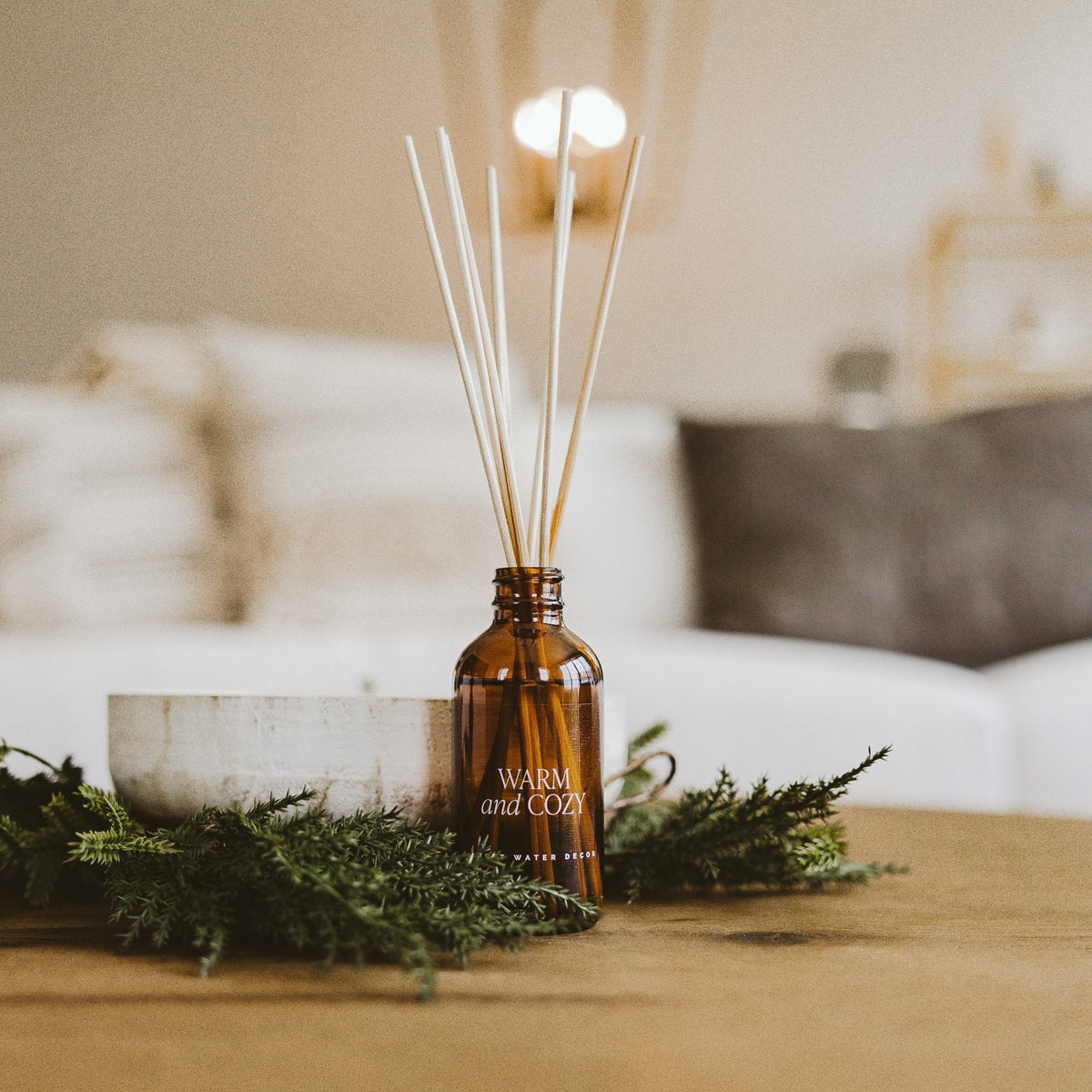 Sweet Water Decor Warm and Cozy Amber Reed Diffuser