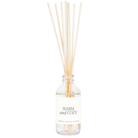 Sweet Water Decor Warm and Cozy Clear Reed Diffuser
