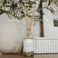 Sweet Water Decor Salt and Sea Clear Reed Diffuser