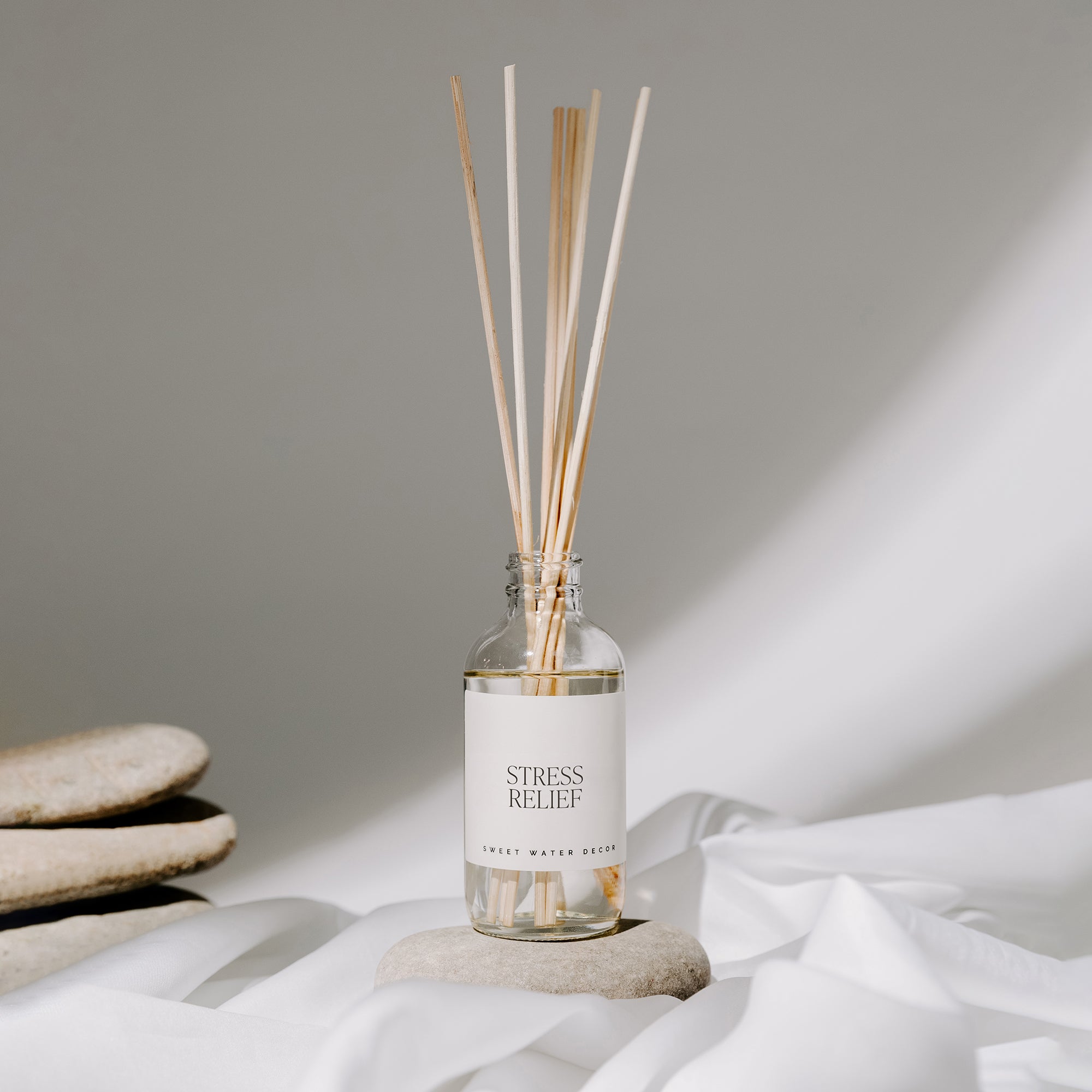Sweet Water Decor Stress Relief Clear Reed Diffuser