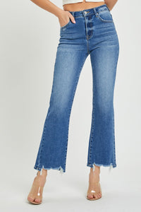 Risen High Rise Relaxed Fit Straight Leg Jeans