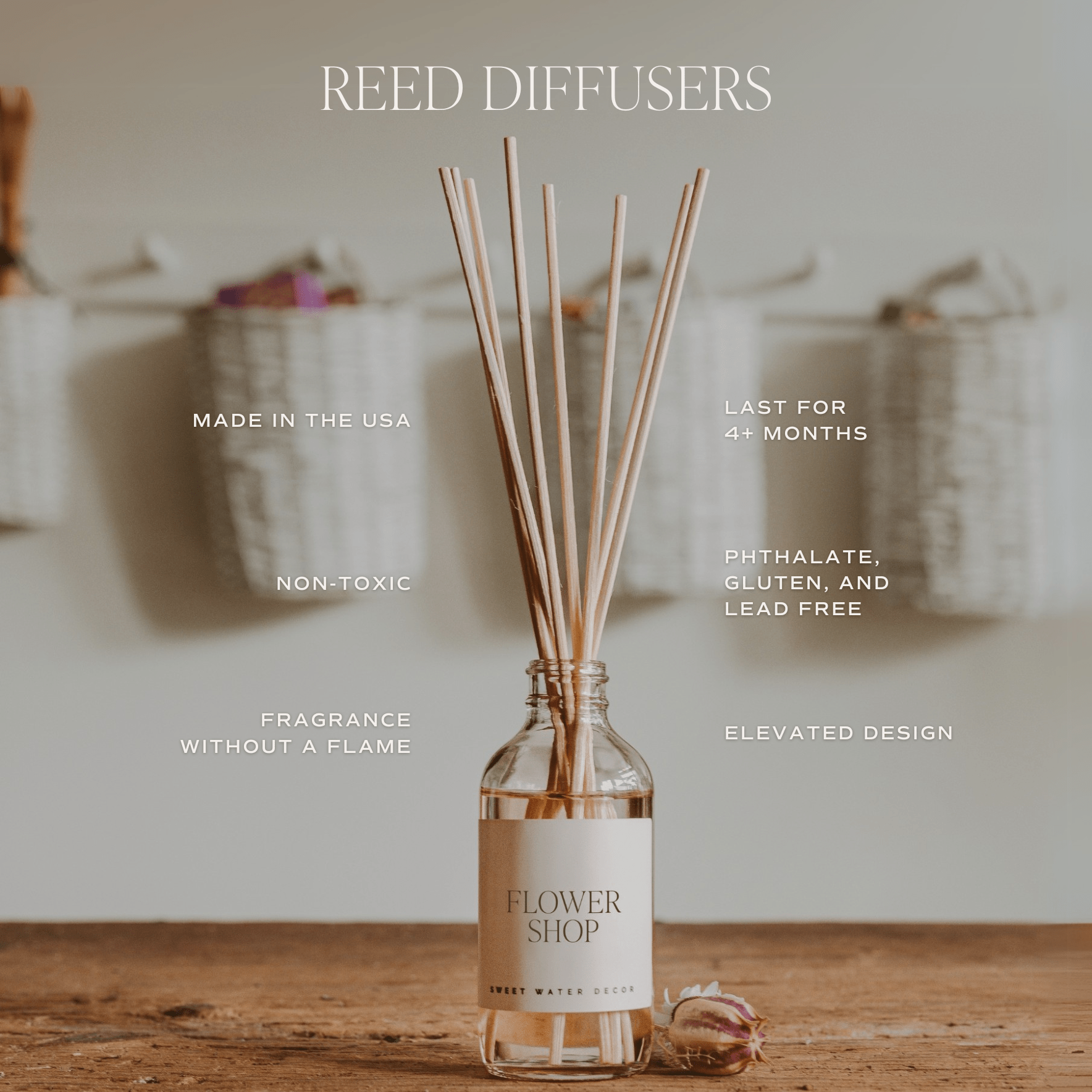 Sweet Water Decor Hello Fall Amber Reed Diffuser