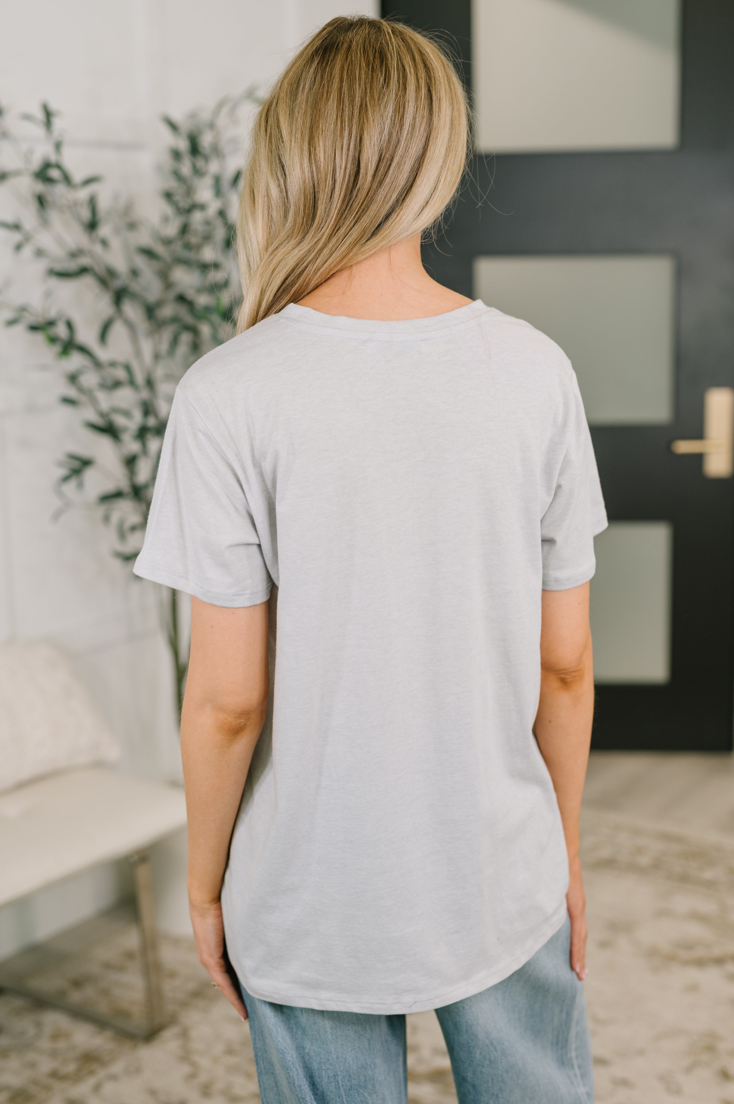 Zenana Basic Cotton Relaxed Tee in Heather Grey