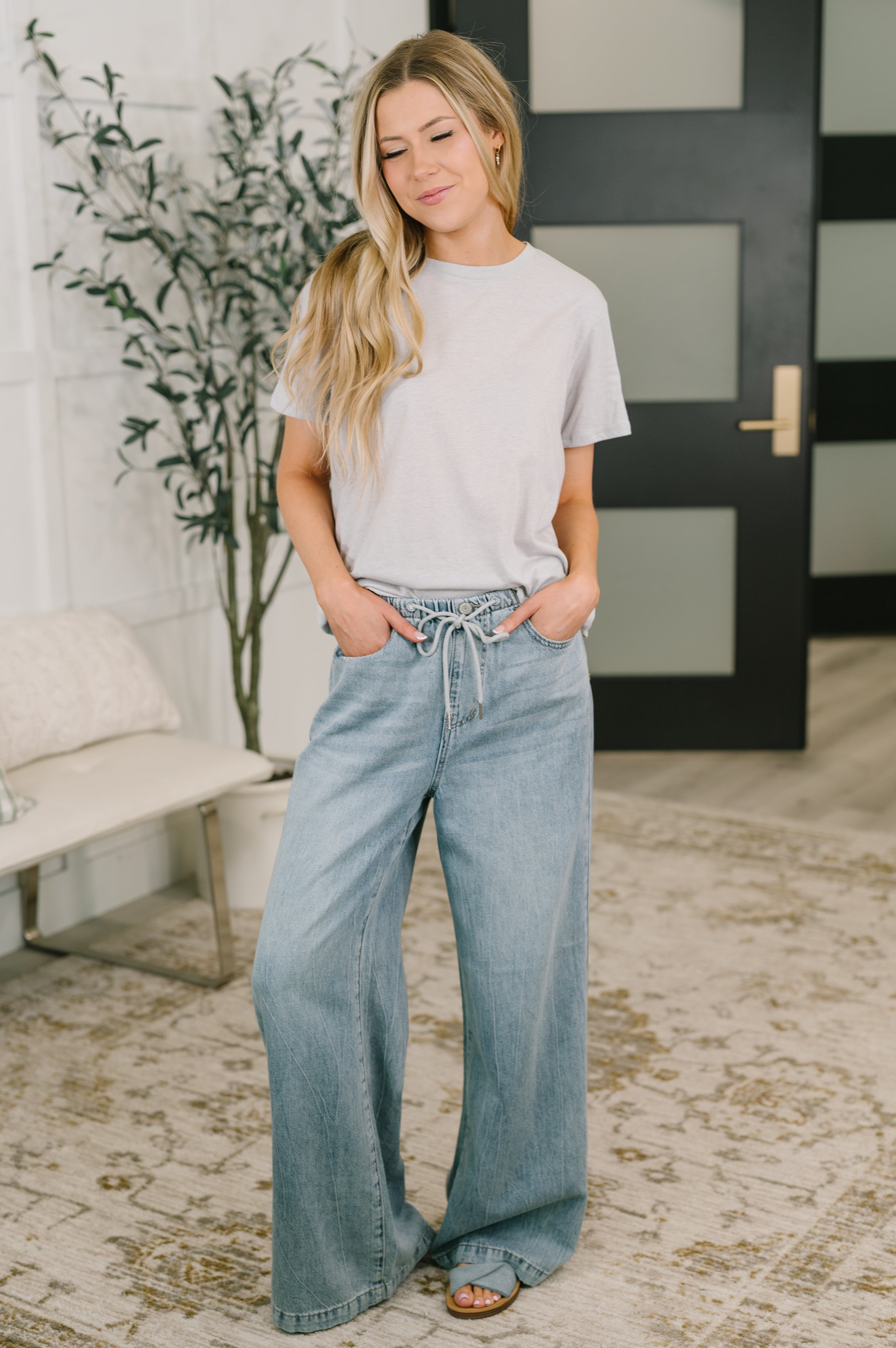 Zenana Basic Cotton Relaxed Tee in Heather Grey