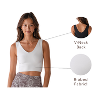 Lotus and Luna Onyx Restore Ribbed Tank