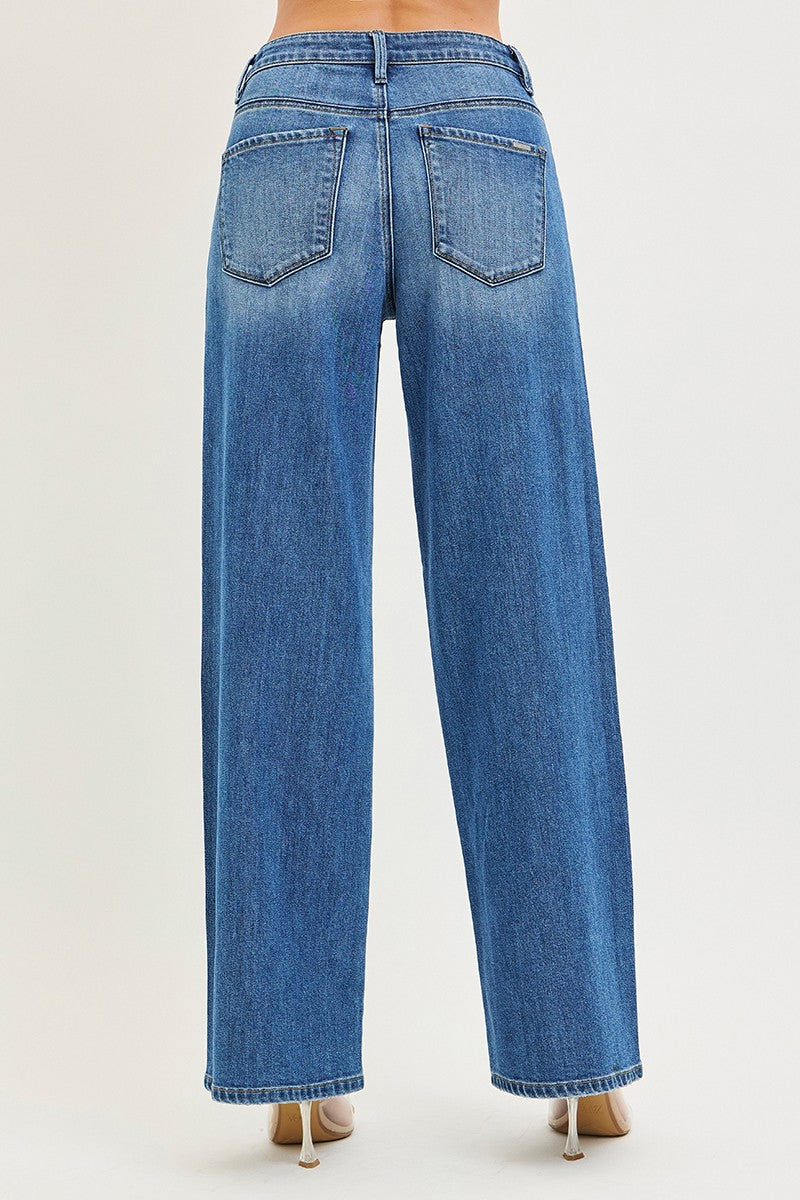 Risen High Rise Slouchy Baggy Jeans