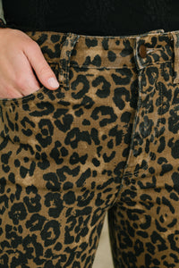 Judy Blue High Rise Bootcut Leopard Print Jeans