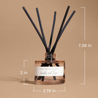 Sweet Water Decor Luxury Getaway Tinted Glass Jar Reed Diffuser