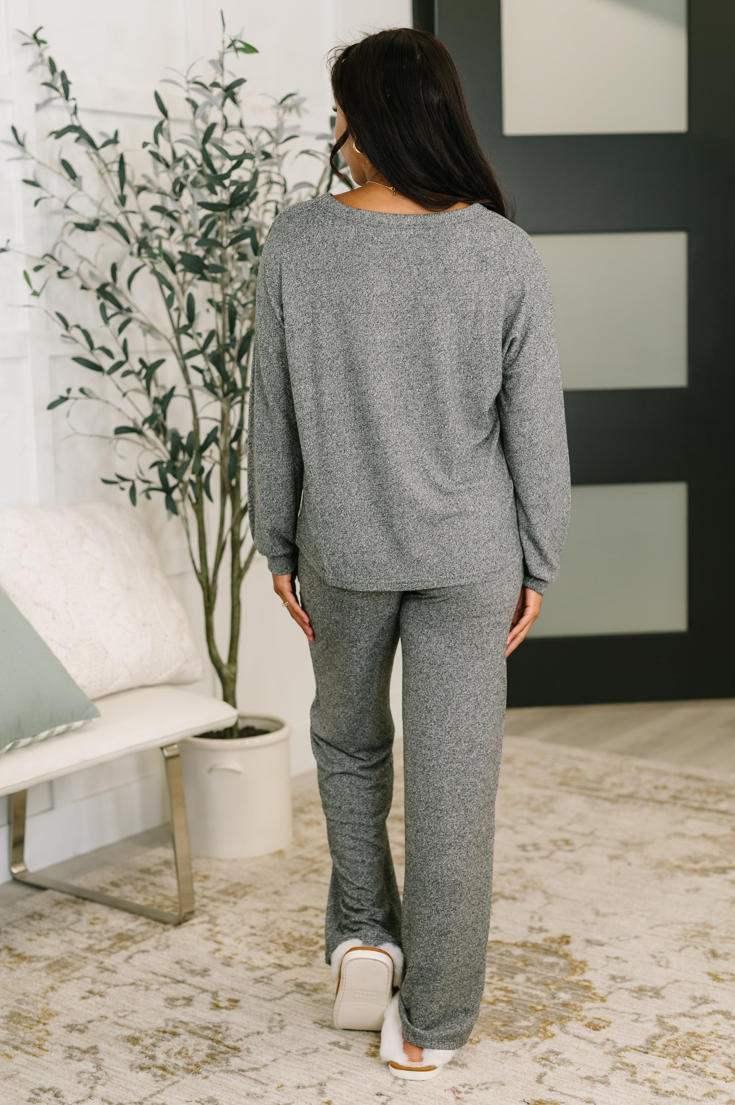 Hitting Snooze Top and Bottom Set in Black