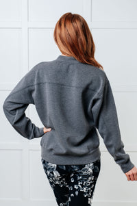 Scuba Mock Neck Sweatshirt
