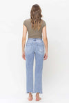 VERVET by Flying Monkey 90's High Rise Distressed Straight Jeans