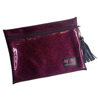 Makeup Junkie Bags Stardust Fuchsia
