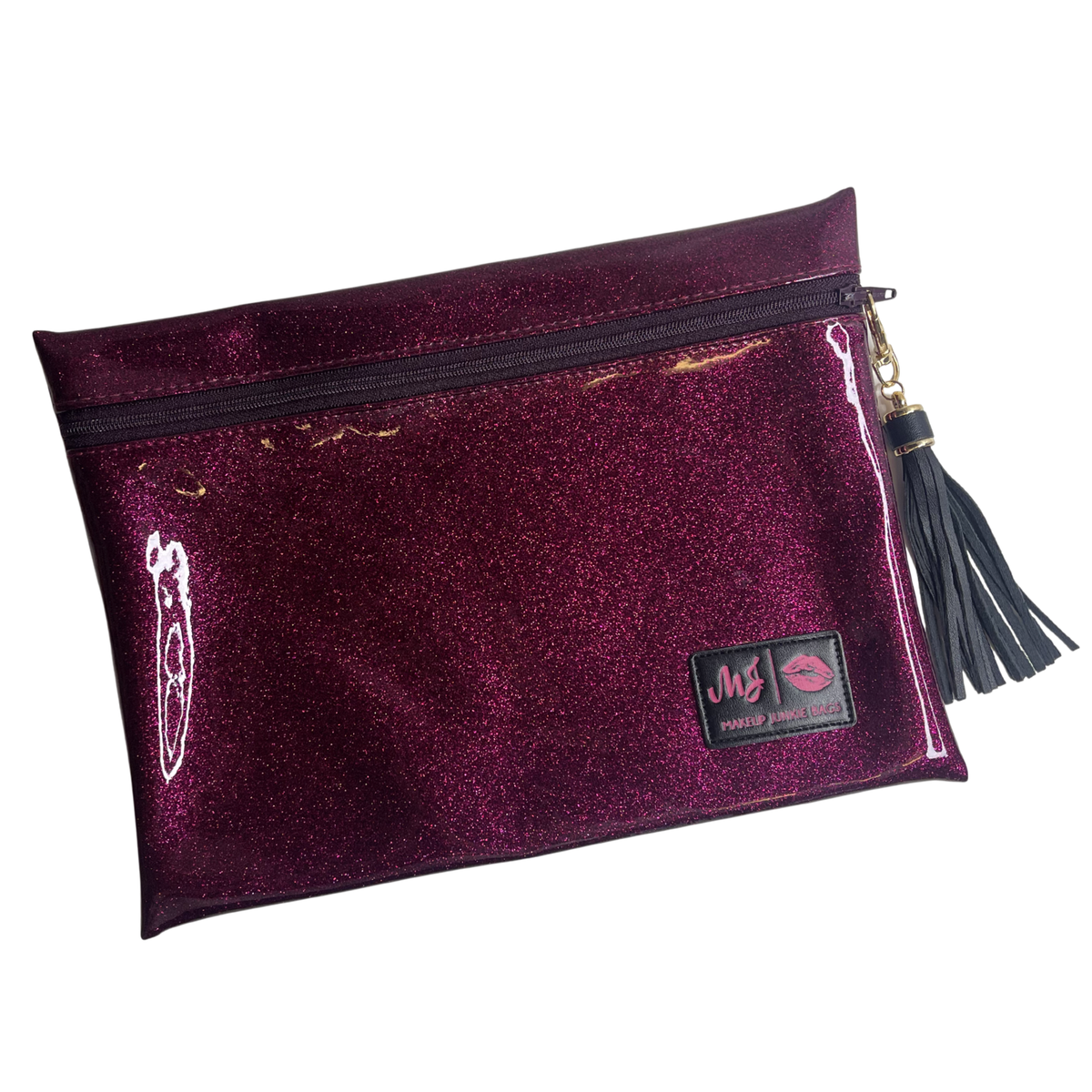 Makeup Junkie Bags Stardust Fuchsia