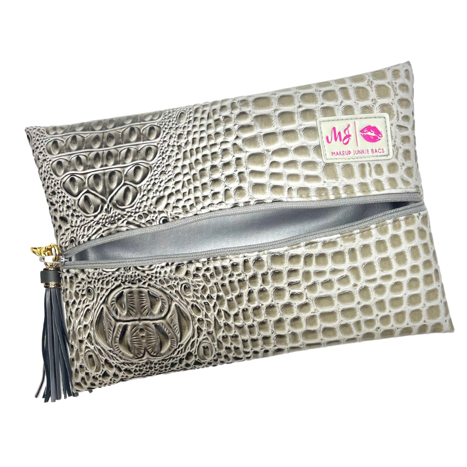 Makeup Junkie Bags Bubble Gator Greytor
