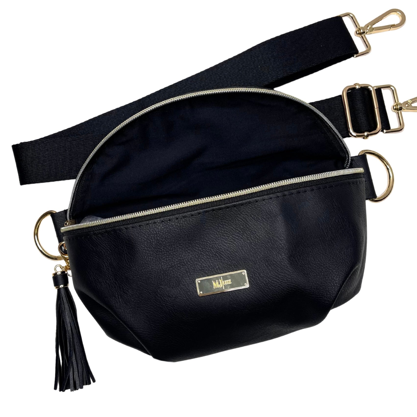 Makeup Junkie MJ Luxe Sidekick Bag Oynx Noir