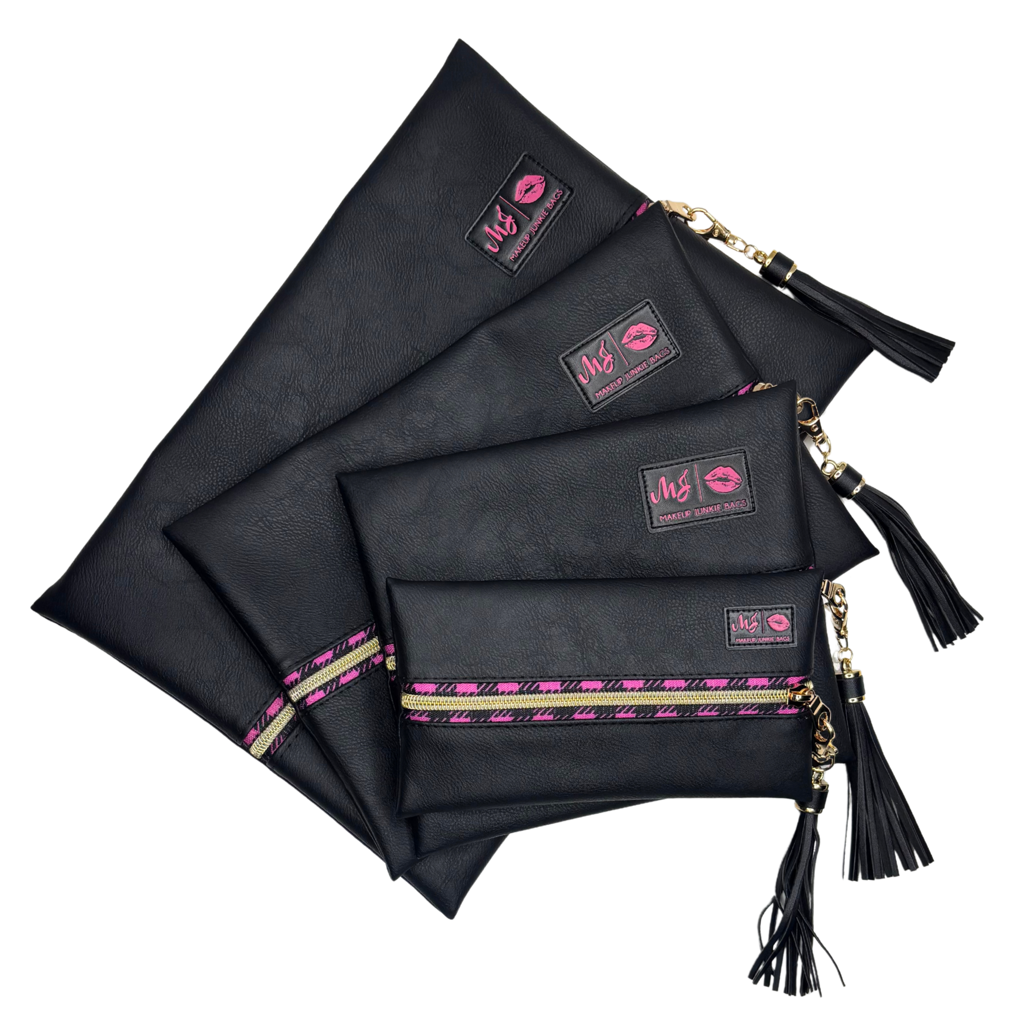 Makeup Junkie Bags Pretty in Plaid