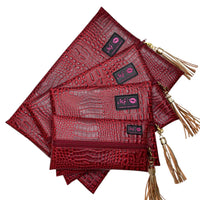 Makeup Junkie Bags Shades of Maroon