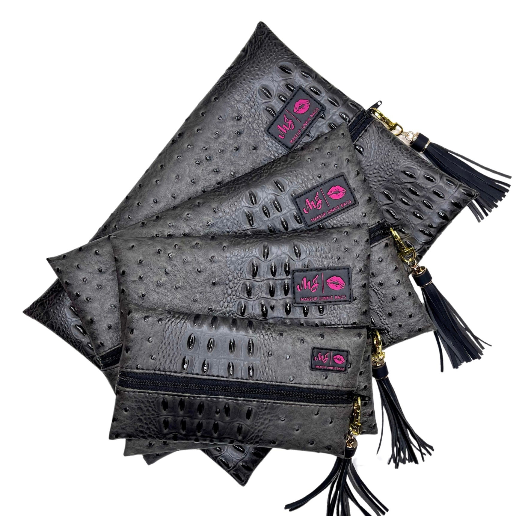 Makeup Junkie Bags Steel