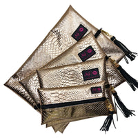 Makeup Junkie Rose Gold Python